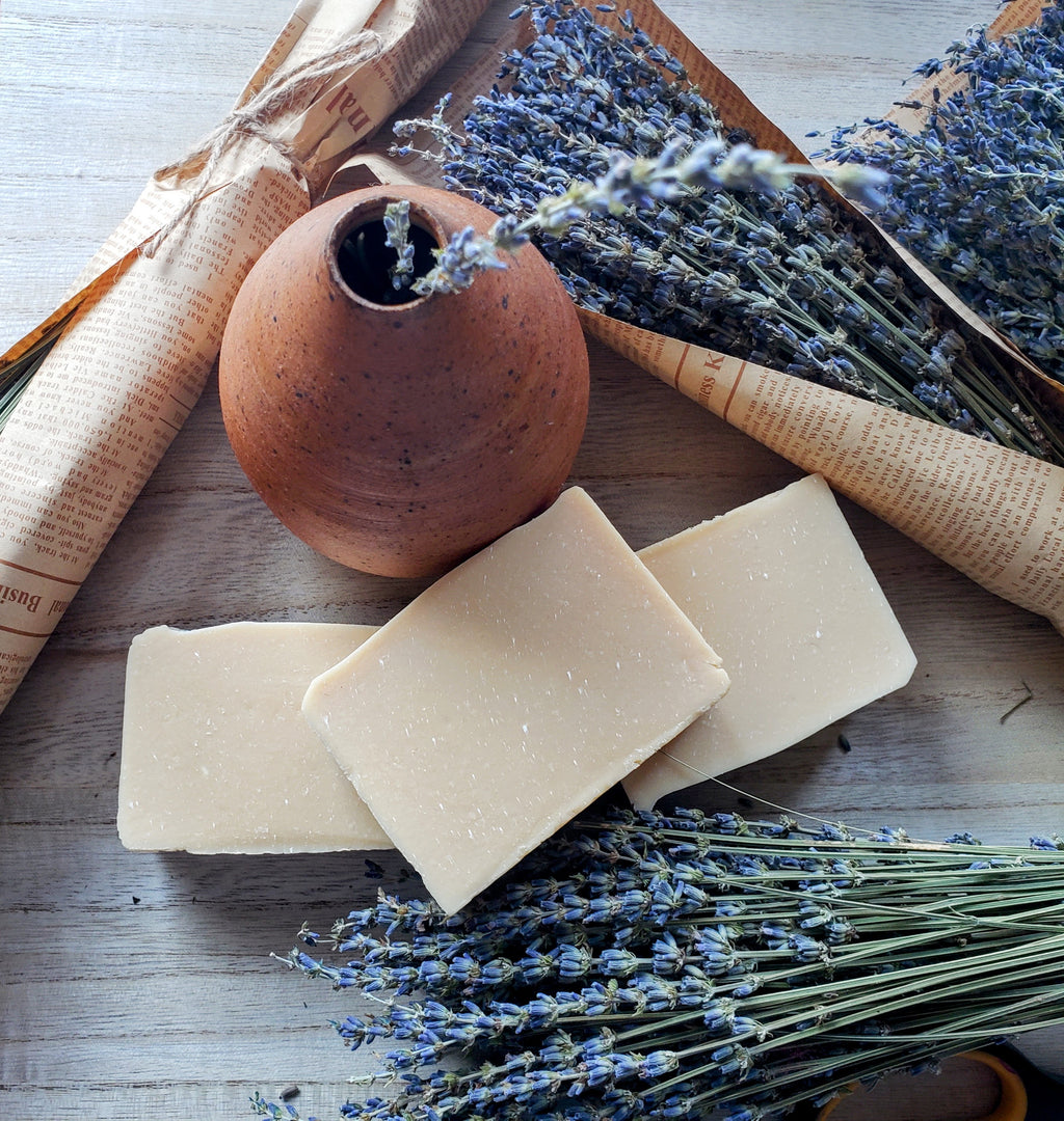 Goat Milk & Lavender Artisan Soap — about 6 oz