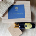 Almond & Sandalwood Gift Box | Honey Soap, Shower Oil & Soap Saver