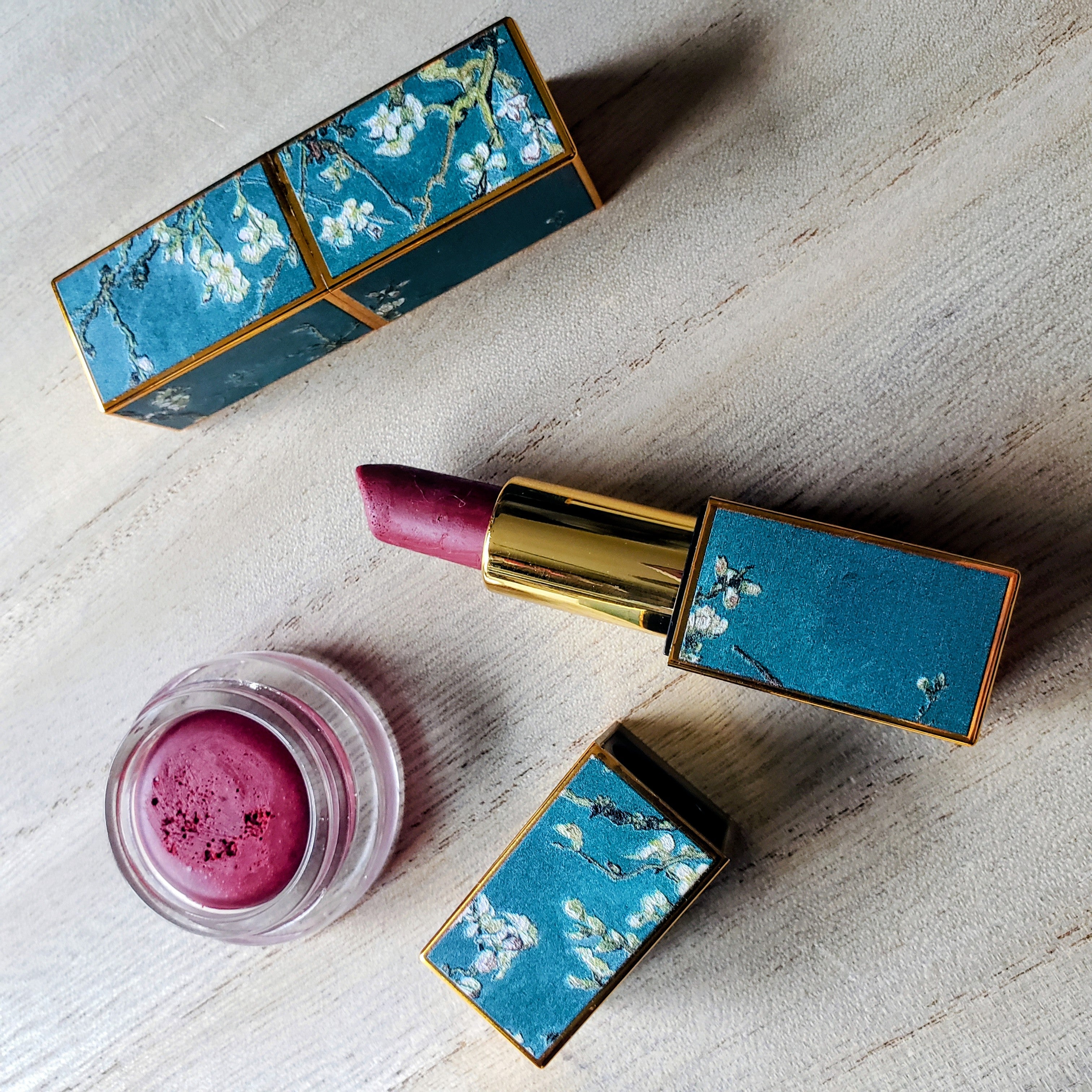 Van Gogh's Red Pop Artisan Lipstick | Hydrating Natural Red Lip Color