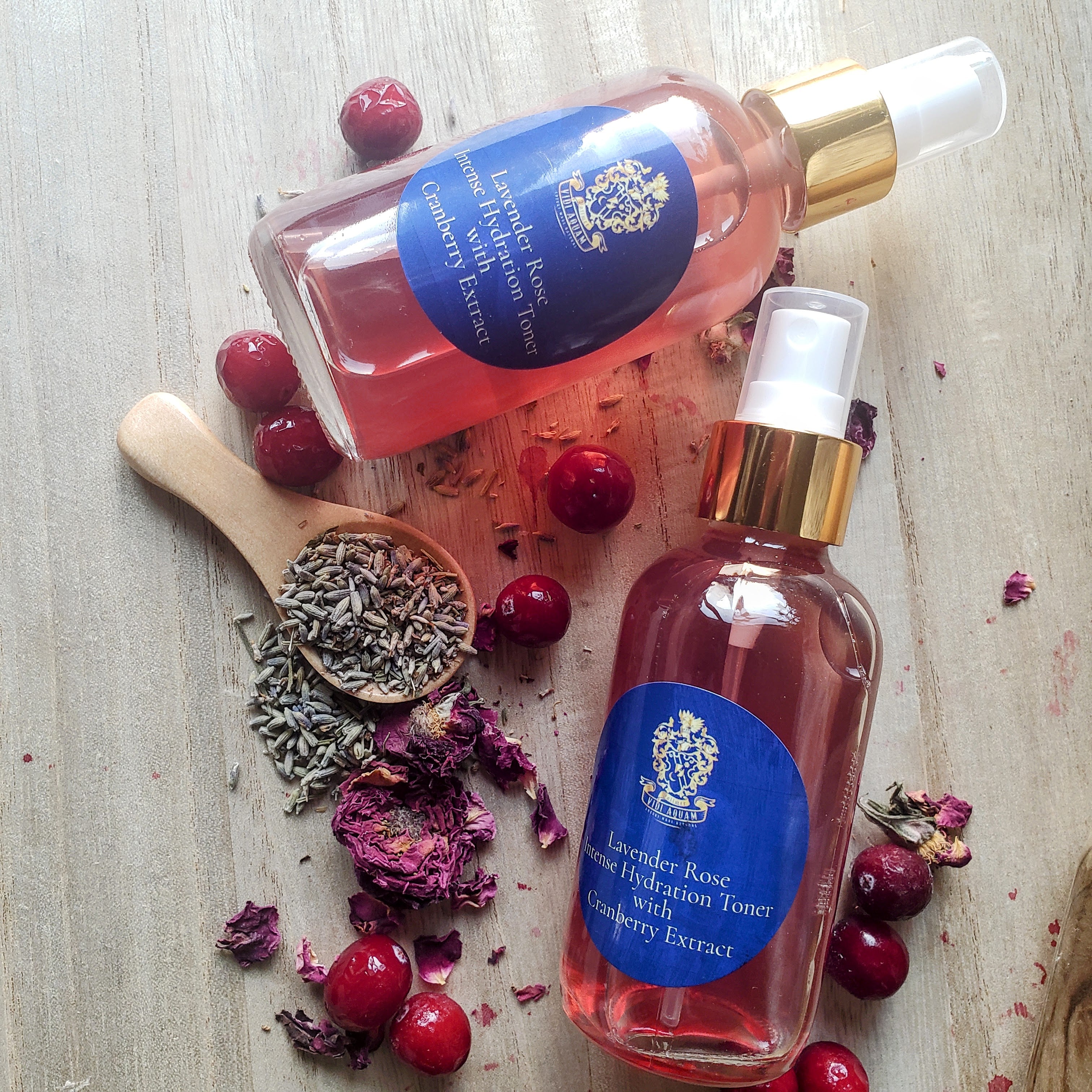 Rose Lavender Toner with Cranberry Extract - 4 oz