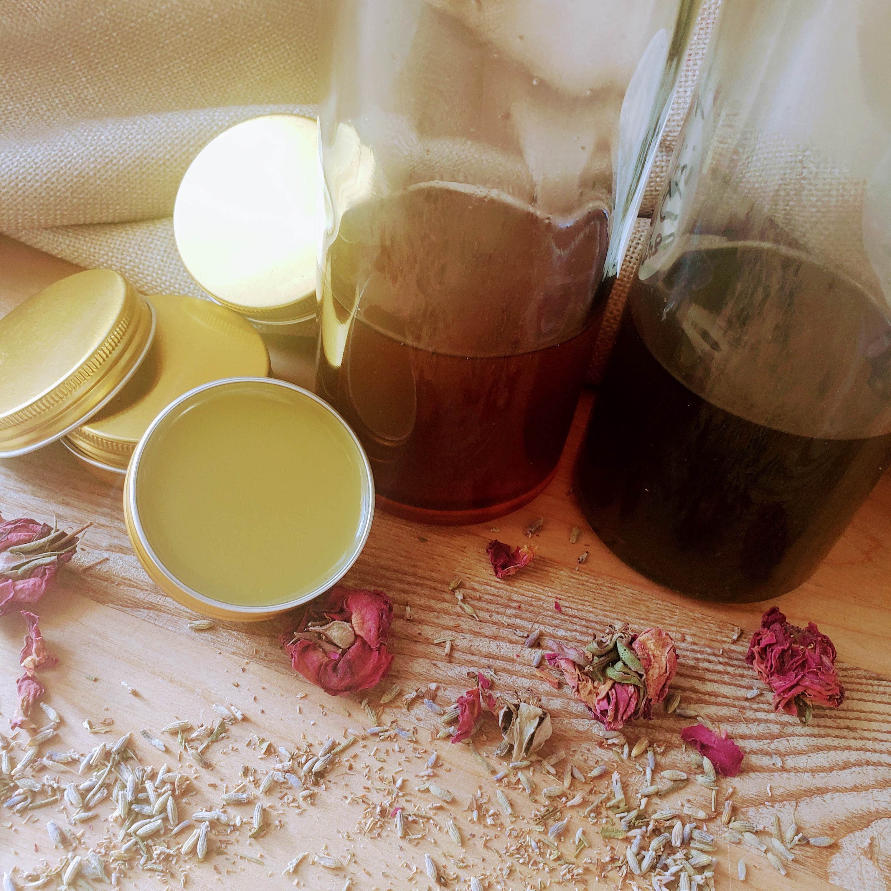 Rose and Lavender Hand Salve - 1 oz