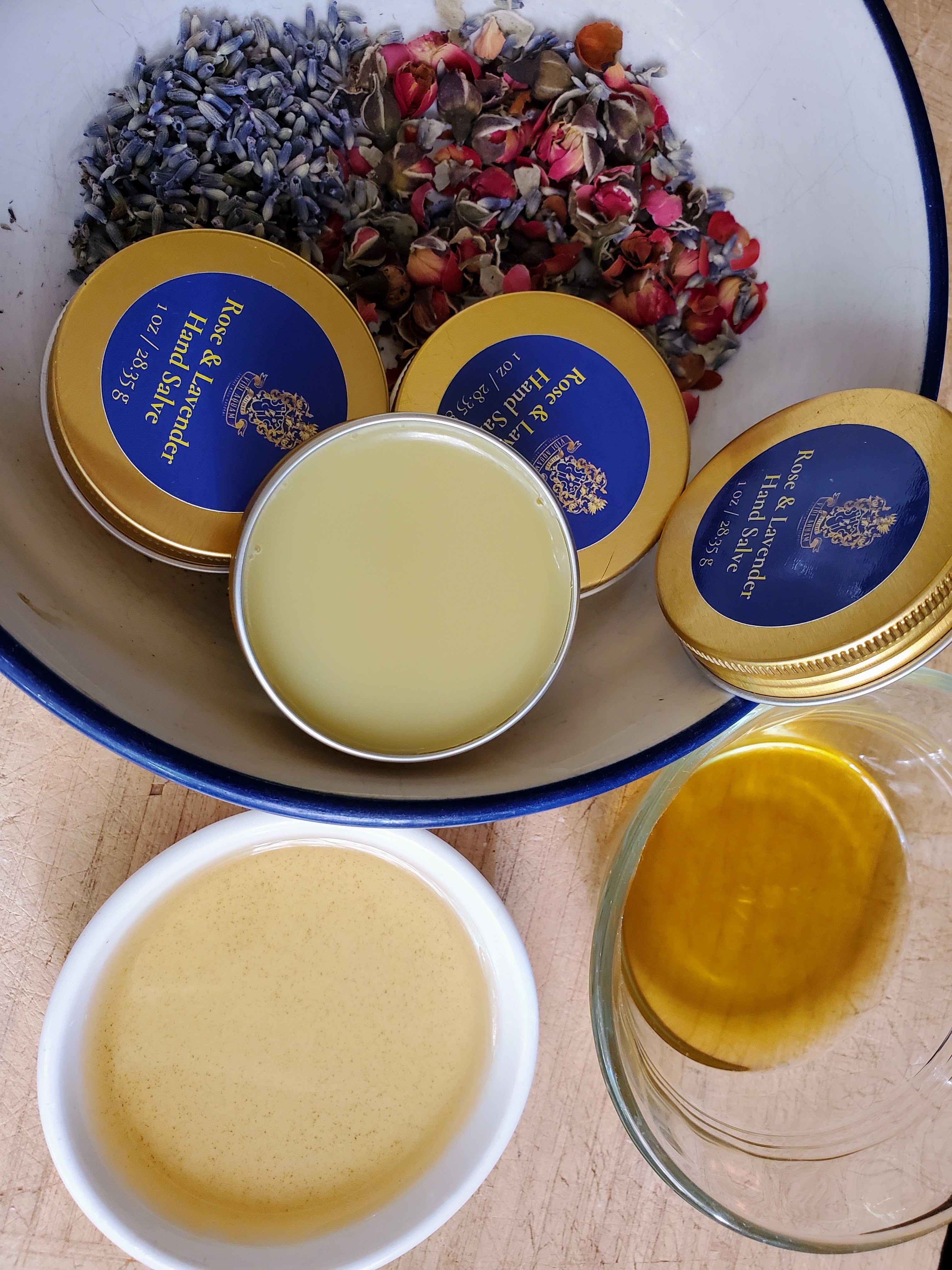 Rose and Lavender Hand Salve - 1 oz